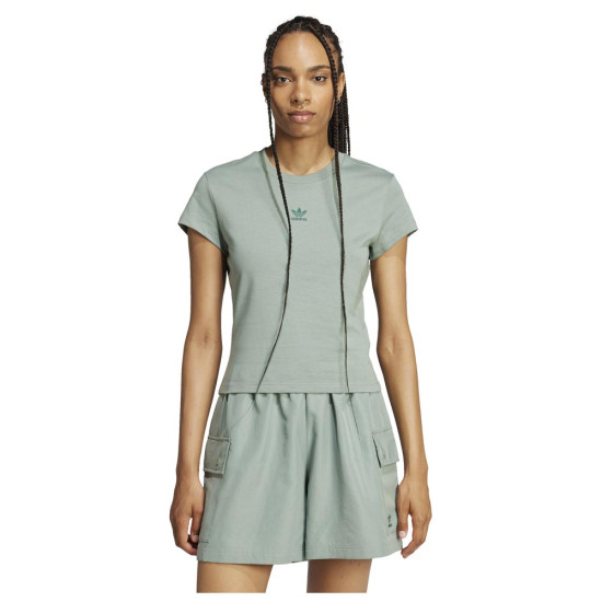 Adidas Γυναικεία κοντομάνικη μπλούζα Essentials Slim Tee